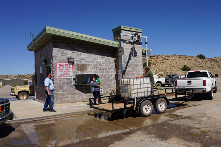 Two Portalogic Bulk Water Fill Stations provide 24-hour access to potable water for residents of Gallup, NM and a neighboring Native American reservation.