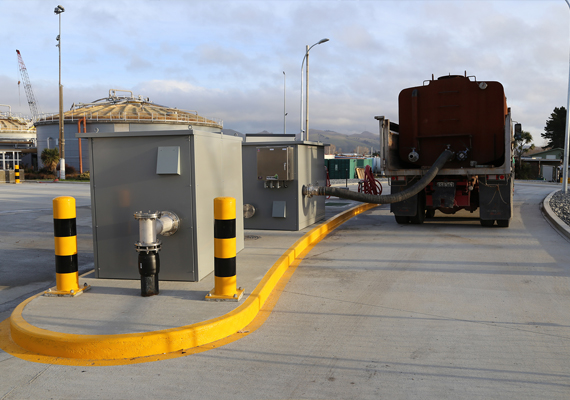 Two Portalogic DS-82 Dump Stations at a septage receiving facility