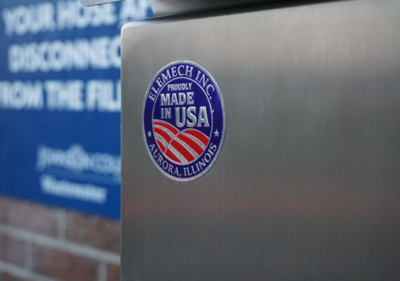 All Portalogic water fill and waste dump stations are proudly made in the USA